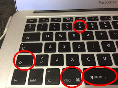 mac printscreen kamera