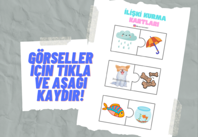 İLİŞKİ KURMA KARTLARI / PUZZLE